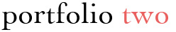 portfoliotwo